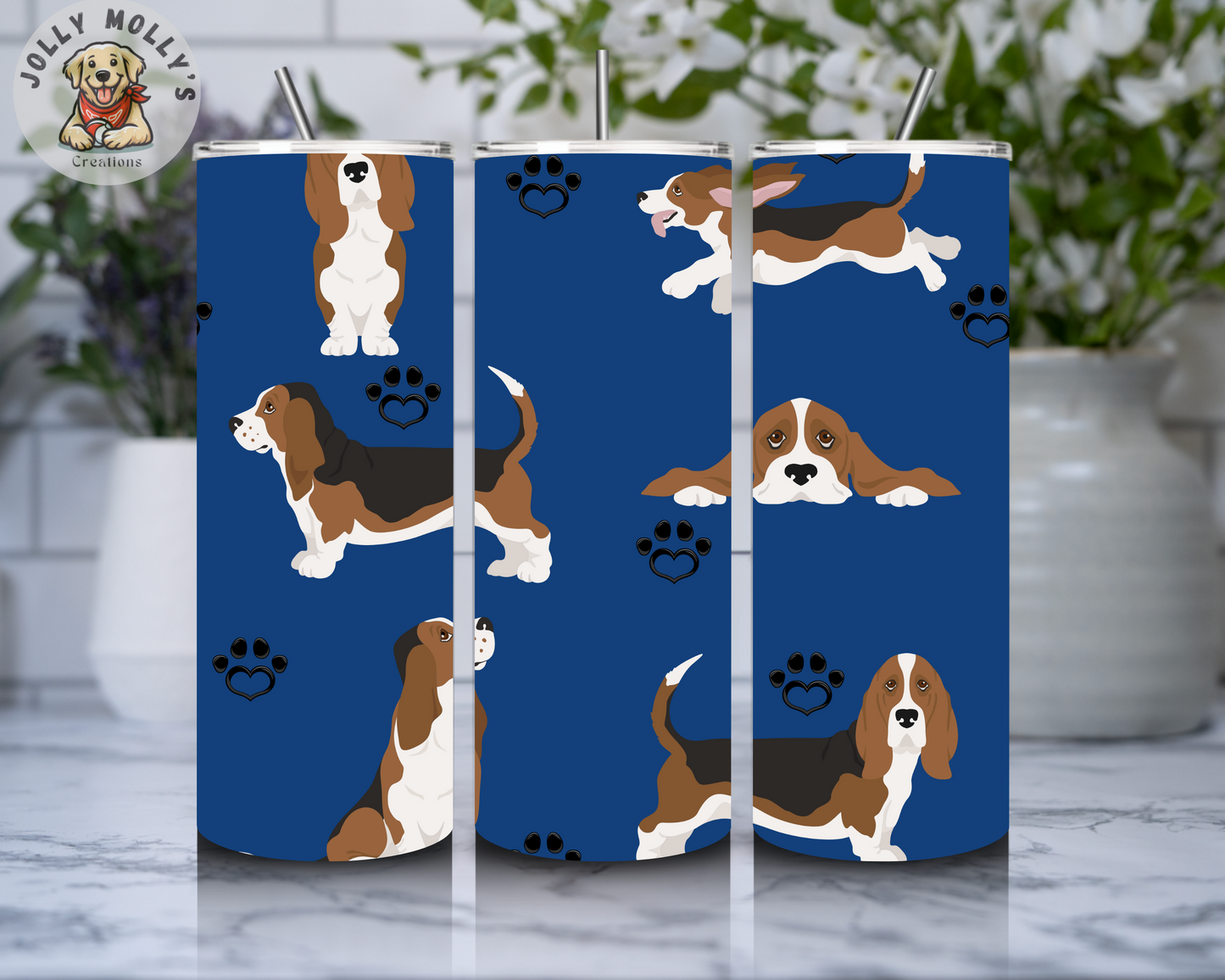 Basset Hound Tumbler