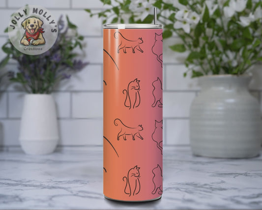 Cat Liner Tumbler