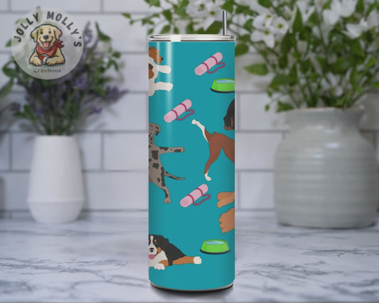 Dog Yoga Tumbler